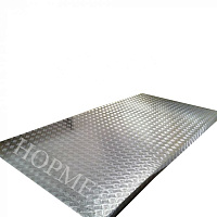 Лист алюминиевый 3.5х1000х3400, рифление квинтет, марка АМГ3Н2Р в Чебоксары цена